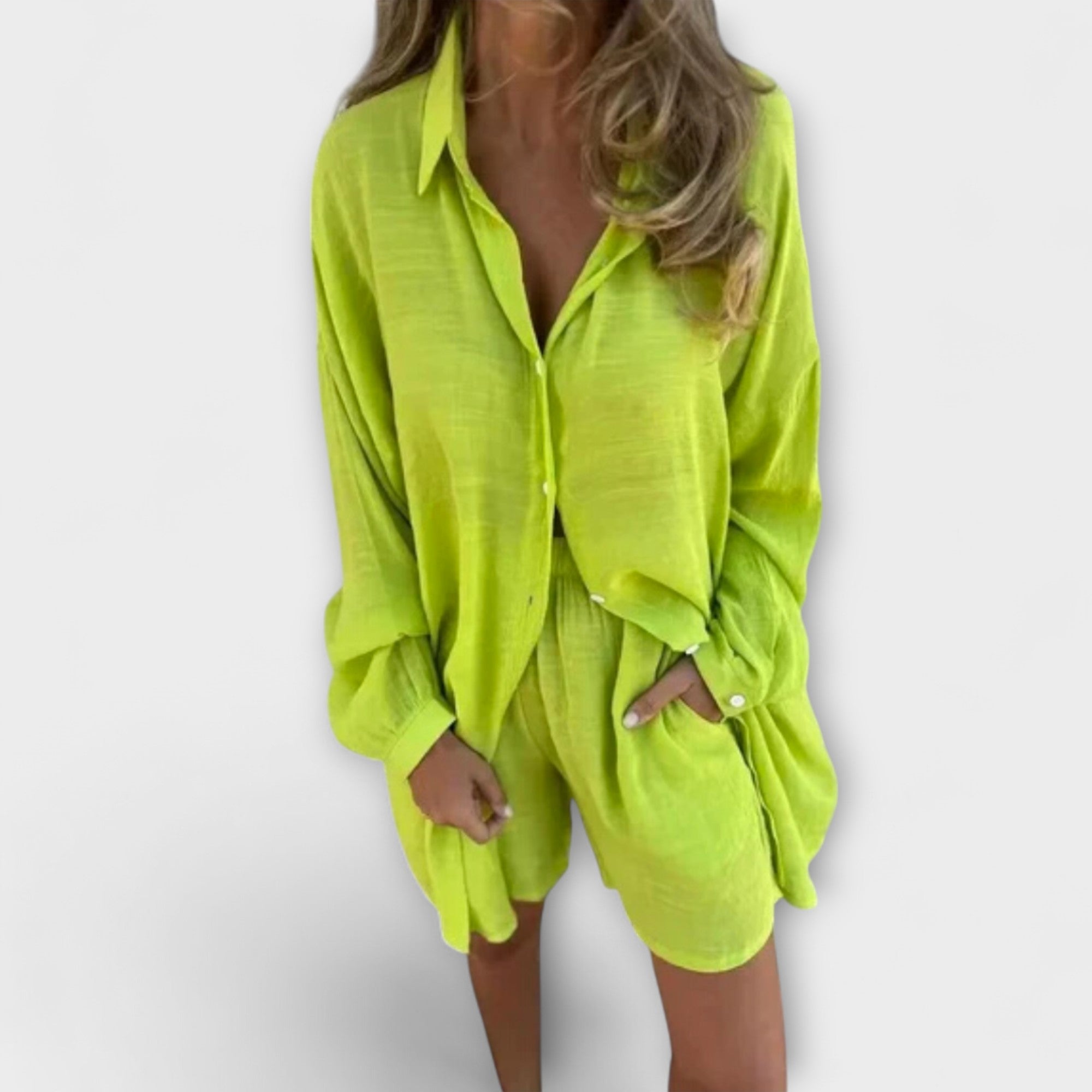 Miravo - Graues Set mit Bluse und Shorts