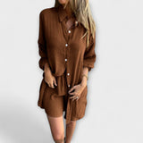 Miravo - Graues Set mit Bluse und Shorts