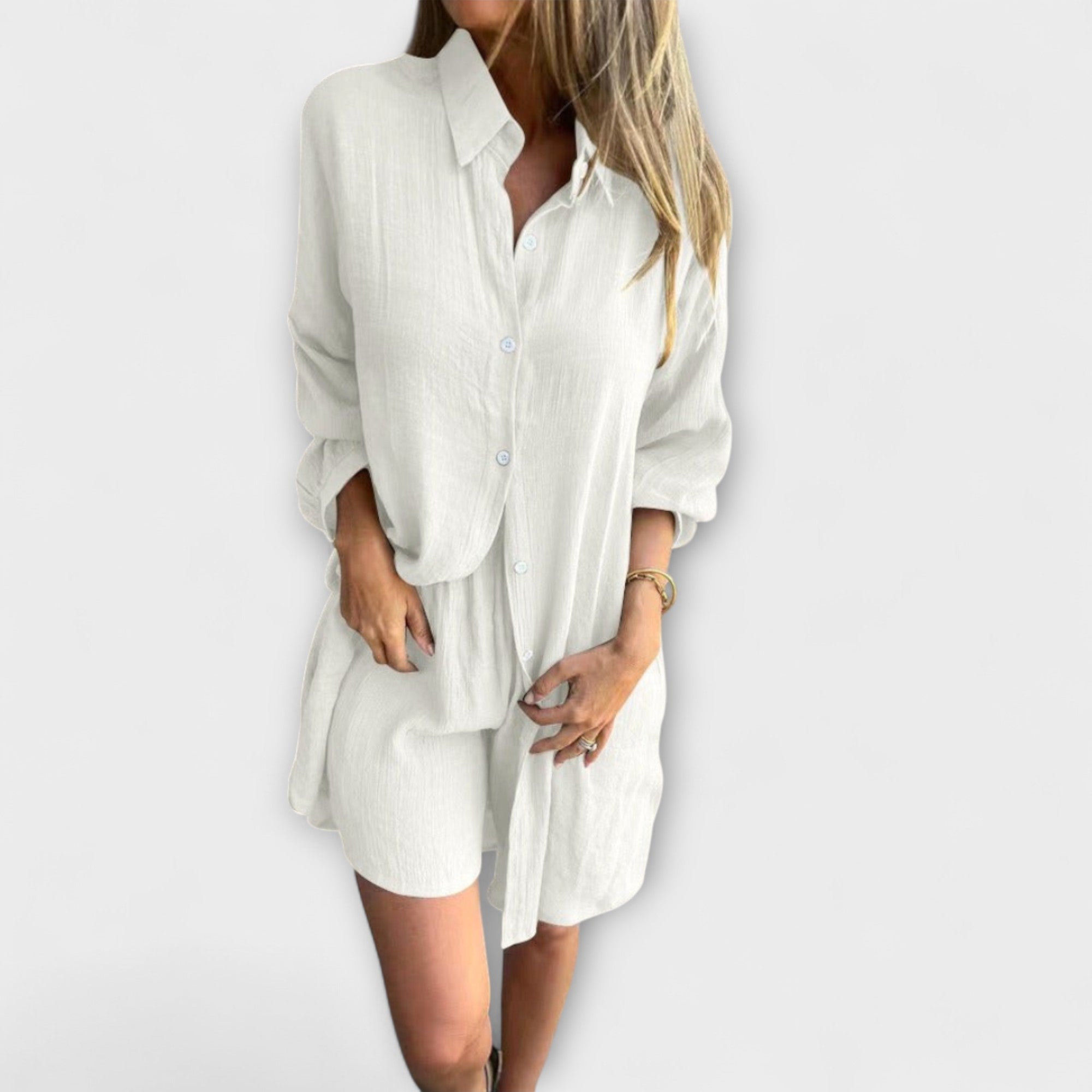 Miravo - Graues Set mit Bluse und Shorts