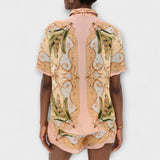 Maren - Beiges Set mit botanischem Print