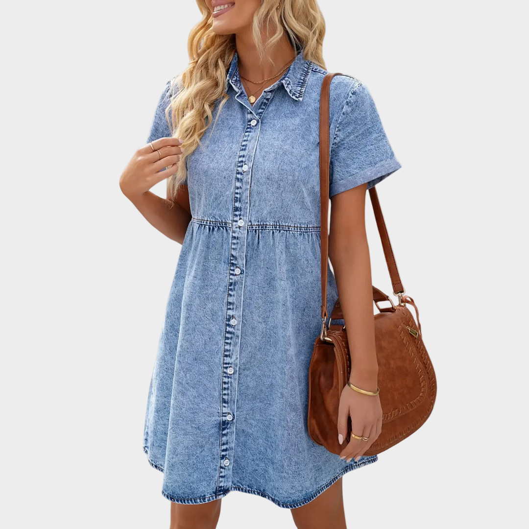Vestido de ganga diário