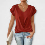 Eloise - Altrosa Top com decote em V