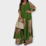 Moriel - Cremefarbenes Set mit langem Cardigan