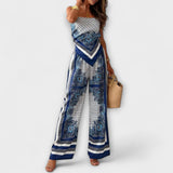 Dakota - Blau-weisses Set mit Print