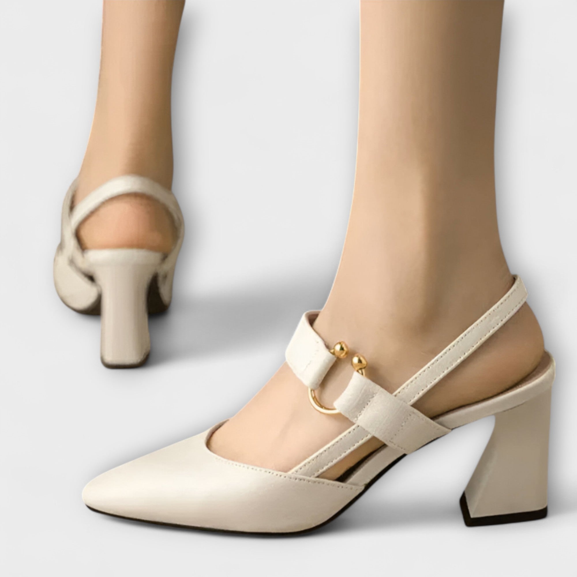 Cordelia – Elegante Schnallen-Slingbacks