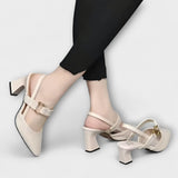 Cordelia – Elegante Schnallen-Slingbacks