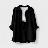 Victoria - Beiges bequemes 2-teiliges Set