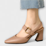 Cordelia – Elegante Schnallen-Slingbacks