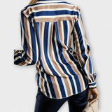 Emily - Bluse, blau-weiß gestreift