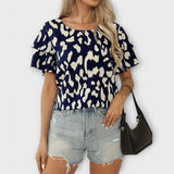 Evelyn – Lässige Bluse mit Animal-Print