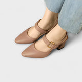Cordelia – Elegante Schnallen-Slingbacks