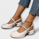 Klara – Mary Janes mit Glitzerriemen