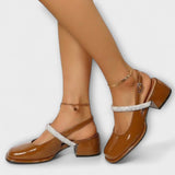 Klara – Mary Janes mit Glitzerriemen