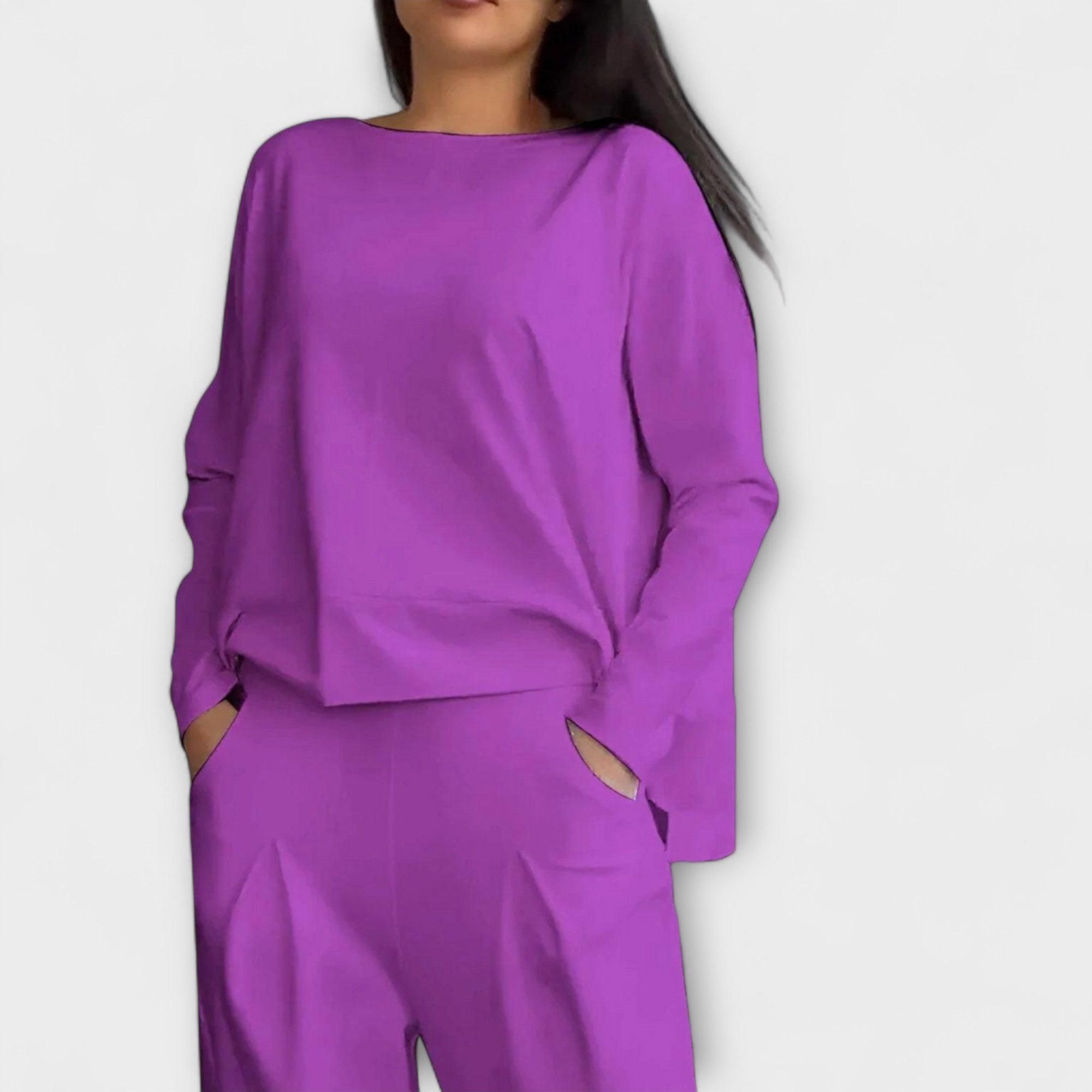 Clémence - Weisses elegantes Lounge-Set