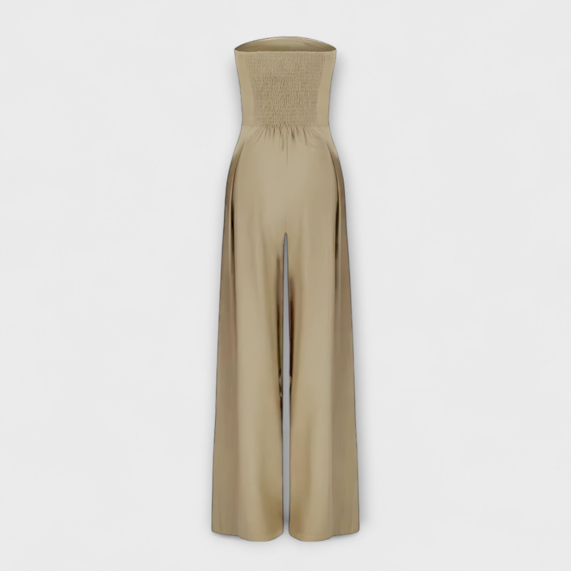 Amélie - Eleganter dunkelblauer Bandeau-Jumpsuit