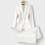 Emma - Weisses Set mit Blazer und Hose