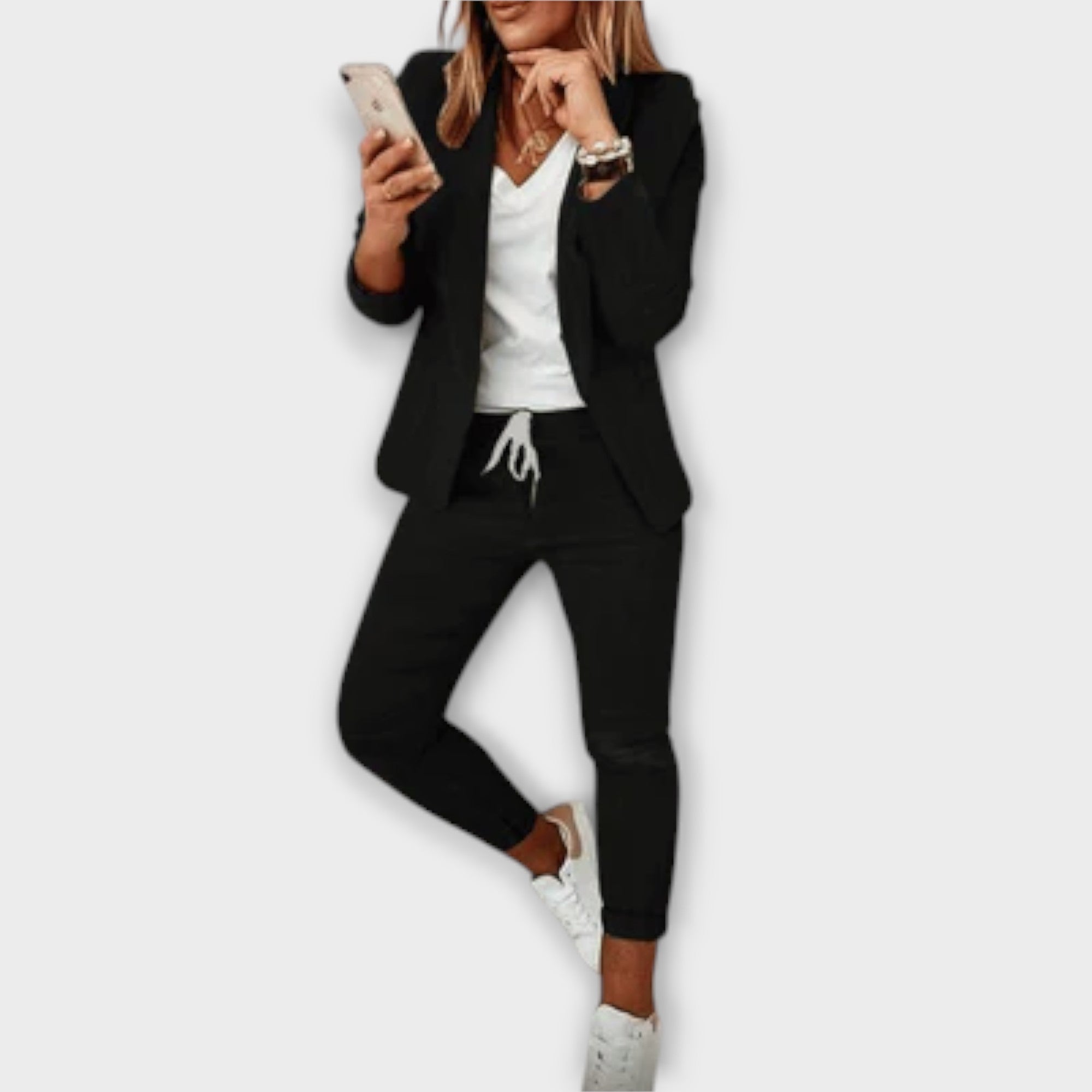Sophia - Lila elegantes Blazer-Set