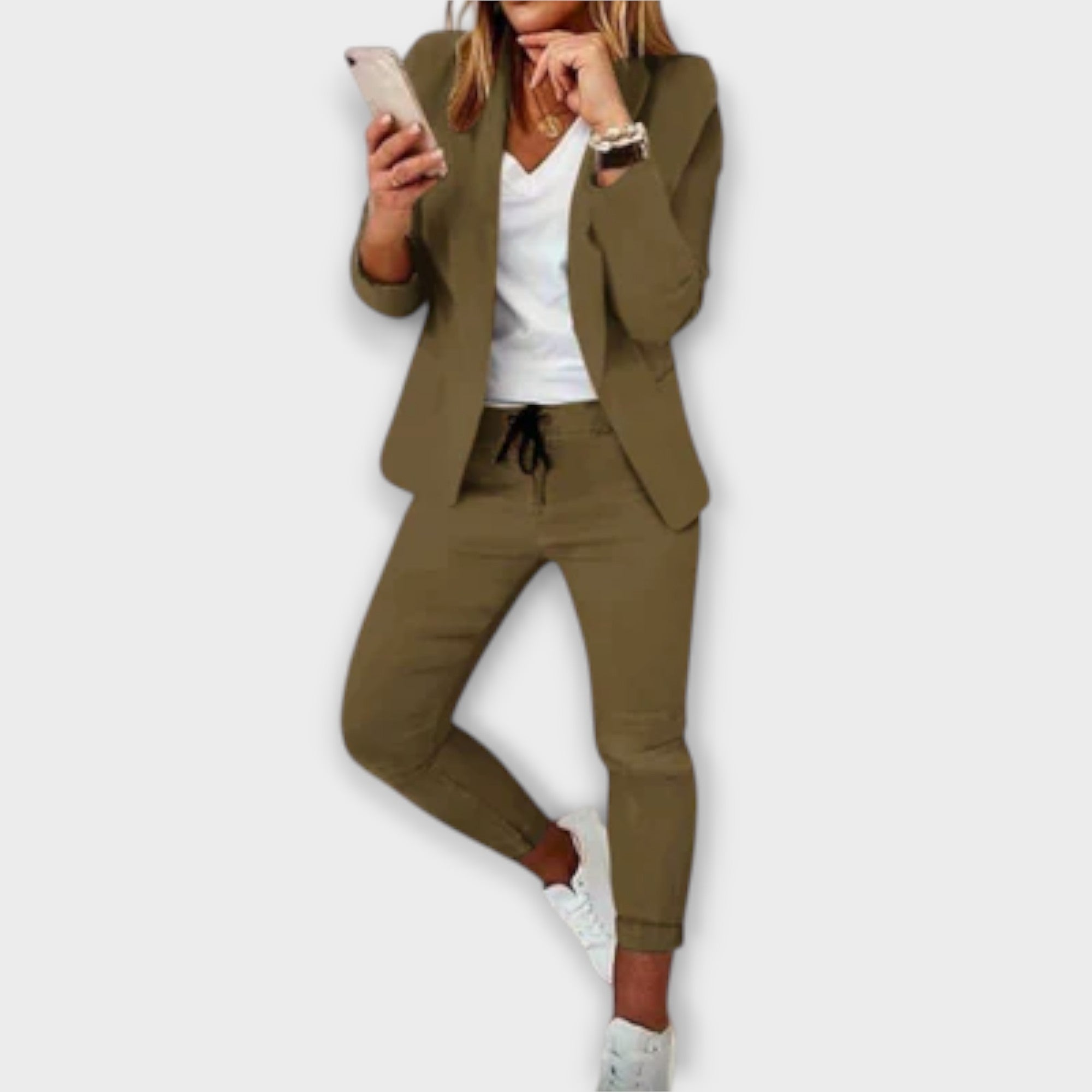 Sophia - Lila elegantes Blazer-Set