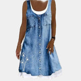 Vestido Jeans Elegante e Macio