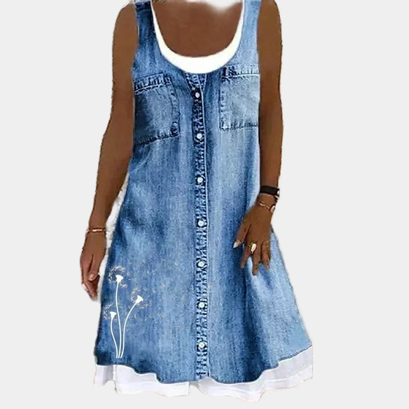Vestido Jeans Elegante e Macio