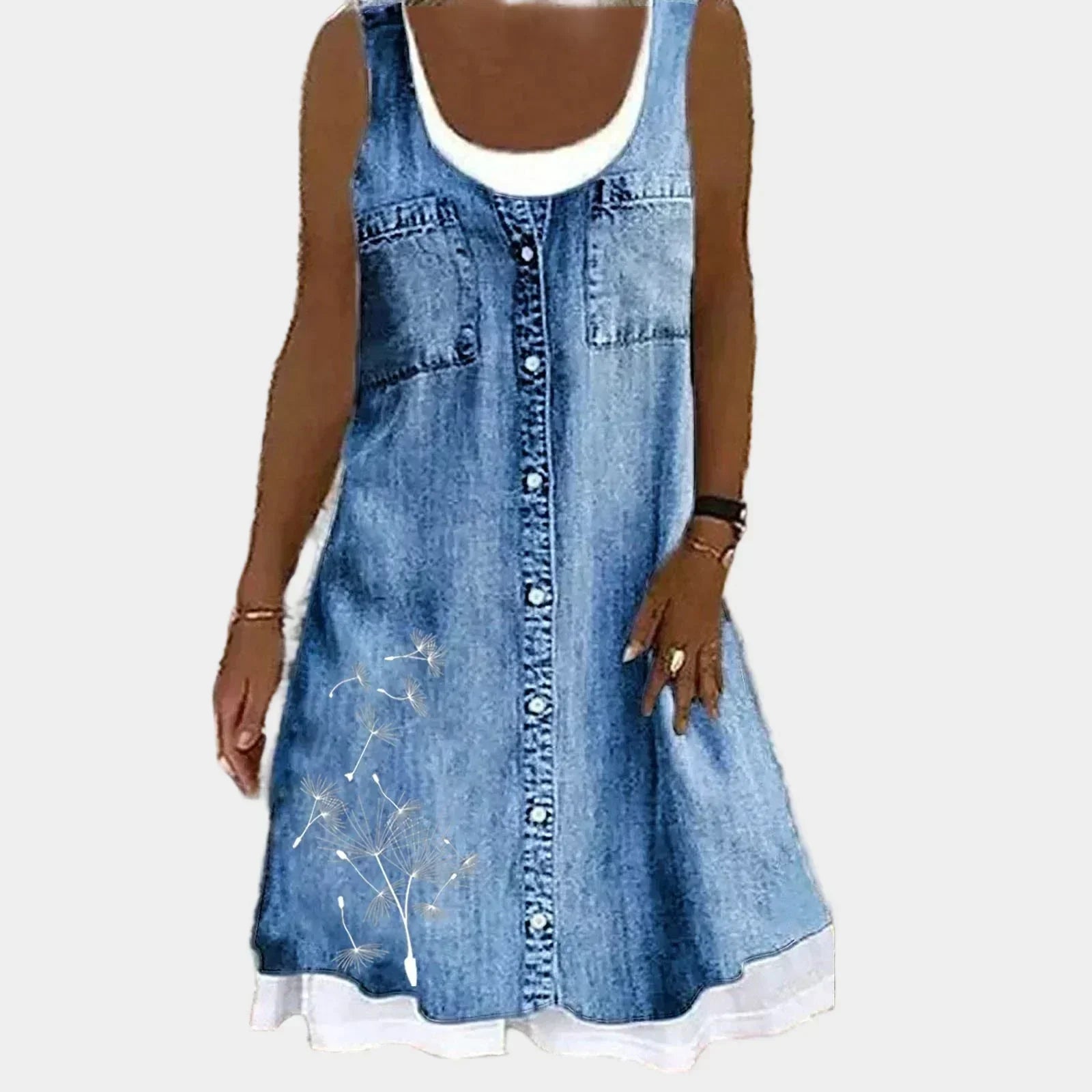Vestido Jeans Elegante e Macio
