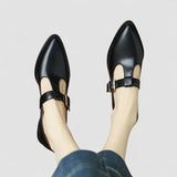 Apollonia - Mary Janes in Creme
