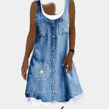 Vestido Jeans Elegante e Macio