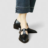 Apollonia - Mary Janes in Creme