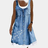 Vestido Jeans Elegante e Macio