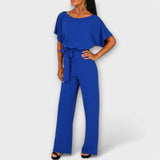 Cremefarbener stilvoller Jumpsuit