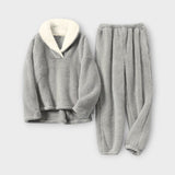 Stella - Graues kuscheliges Flanell-Set