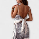 Dakota - Blau-weisses Set mit Print