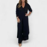 Olivgrünes stilvolles Damen-Co-Ord-Set