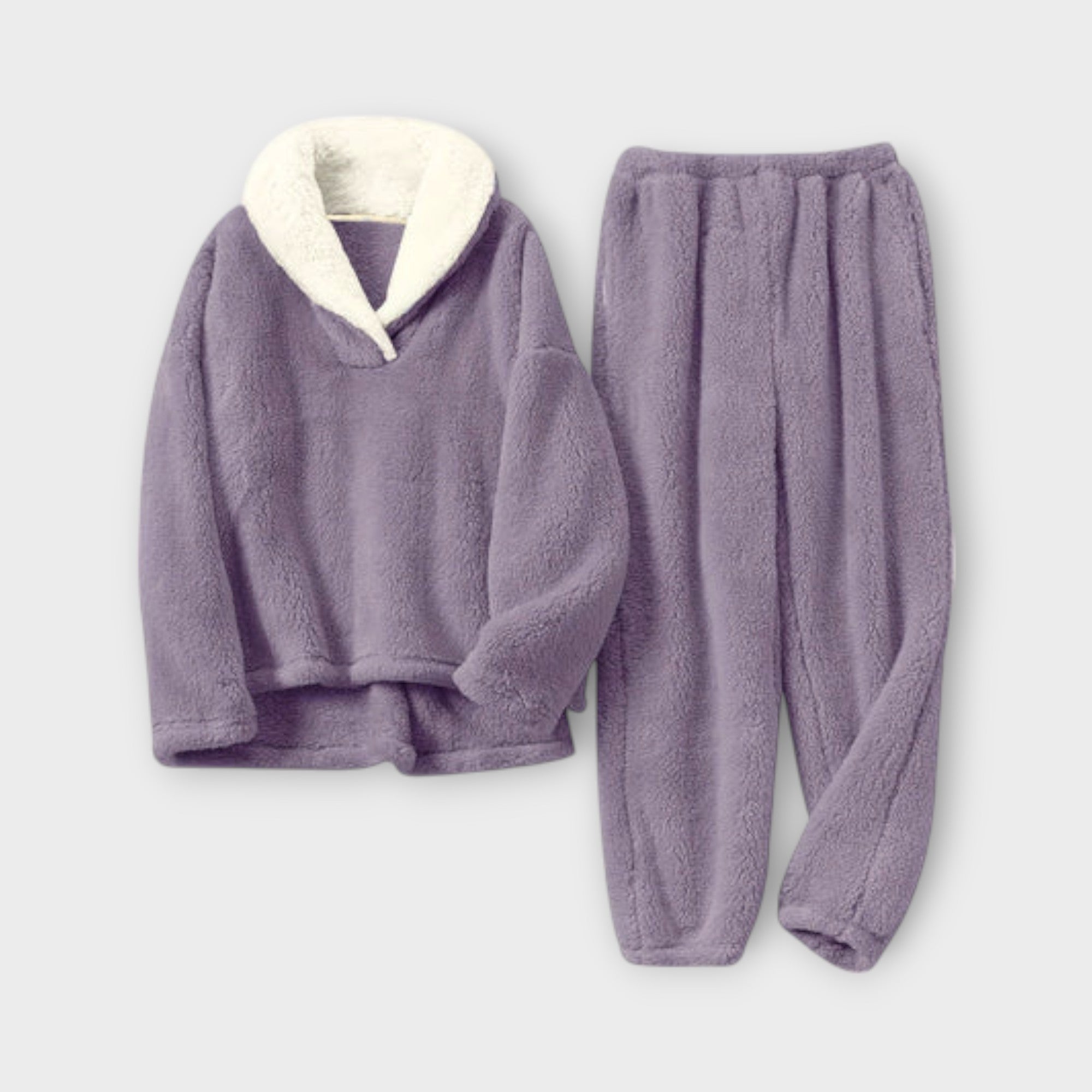 Stella - Graues kuscheliges Flanell-Set