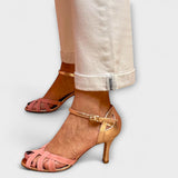 Klothilde – Glamour-Sandaletten in Gold