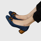 Theodelinde – Elegante Samtpumps