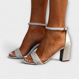 Marga – elegante Perlen-Brautsandalen