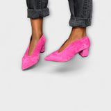 Reinhild - Rosa spitze Pumps