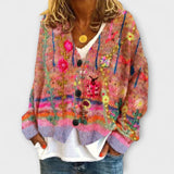 Belle – Bunter Vintage-Strickblazer