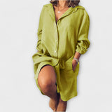Silvia - Weißes lässiges Longshirt