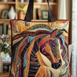 Handgefertigte Tasche “Pferd im Multicolor-Mosaik”
