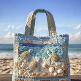 Handgefertigte gepolsterte Tasche "Tortuga"