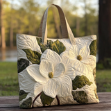 Handgefertigte gepolsterte Tasche "Blumenmotiv"