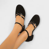 Walburga – Sapatos de Dança em Camurça
