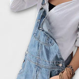 Abigail - Vintage-Jeanslatzhose im Used-Look
