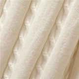 Sasha - Cremefarbenes Strick-Ensemble mit Weste