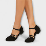 Walburga – Sapatos de Dança em Camurça